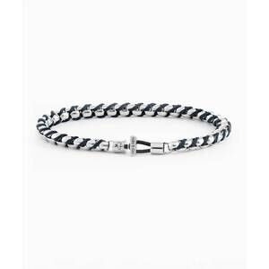 NEW PIG & HEN men's catena venetian bracelet in navy/silver